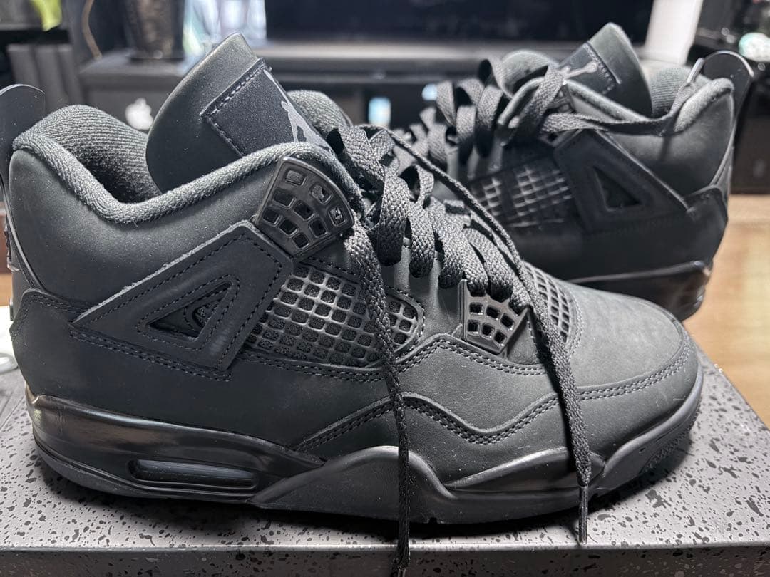 Air Jordan 4 ブラック (black cat)