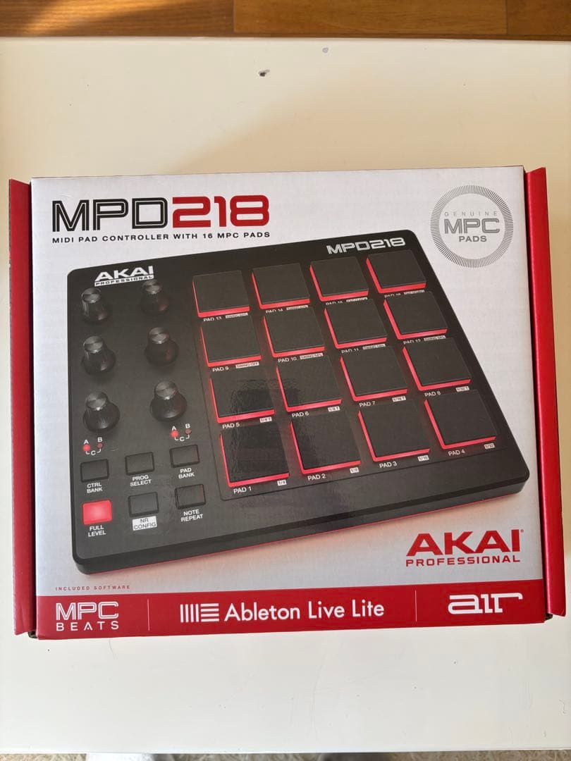 【いりわた】AKAI MPD218 MIDIパッドコントローラー