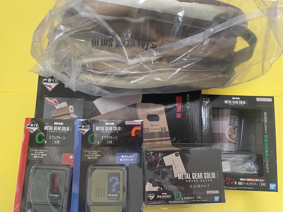メタルギアソリッド 一番くじ A B ラストワン エフェクトーン 名台詞カルタ