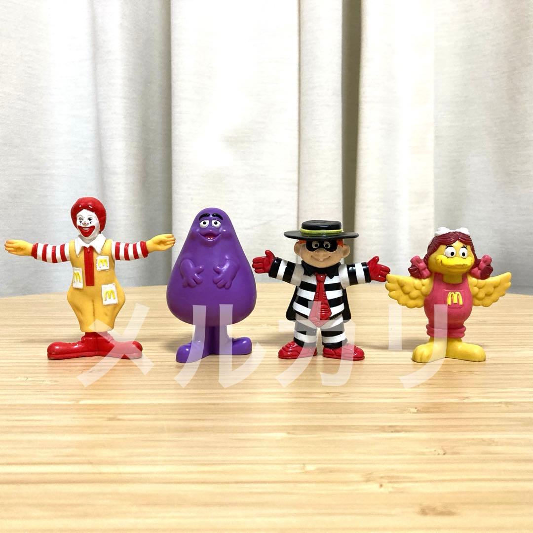 マクドナルド レトロ キャラクター フィギュア セット - メルカリ
