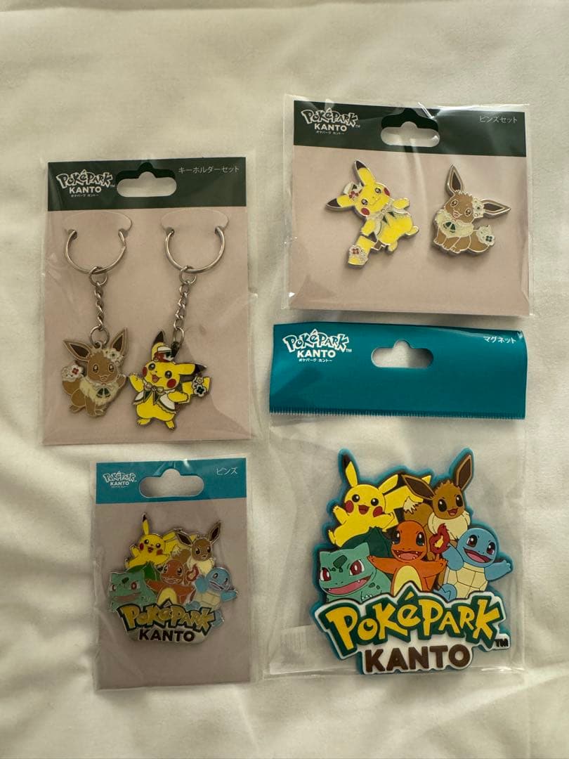 ポケパークカントー ピンズ ピンズセット キーホルダー マグネット