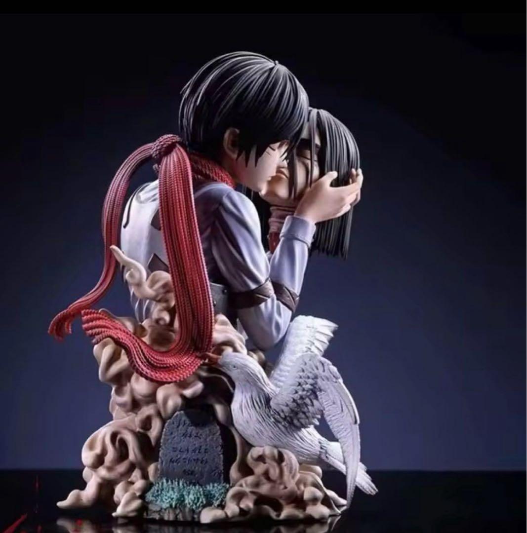 進撃の巨人 エレン ミカサ ガレージキット フィギュア - メルカリ