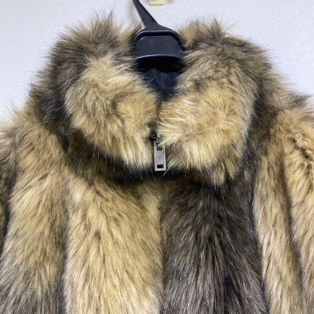 希少✨ZARA フェイクファーボンバージャケット ファーブルゾンビッグ