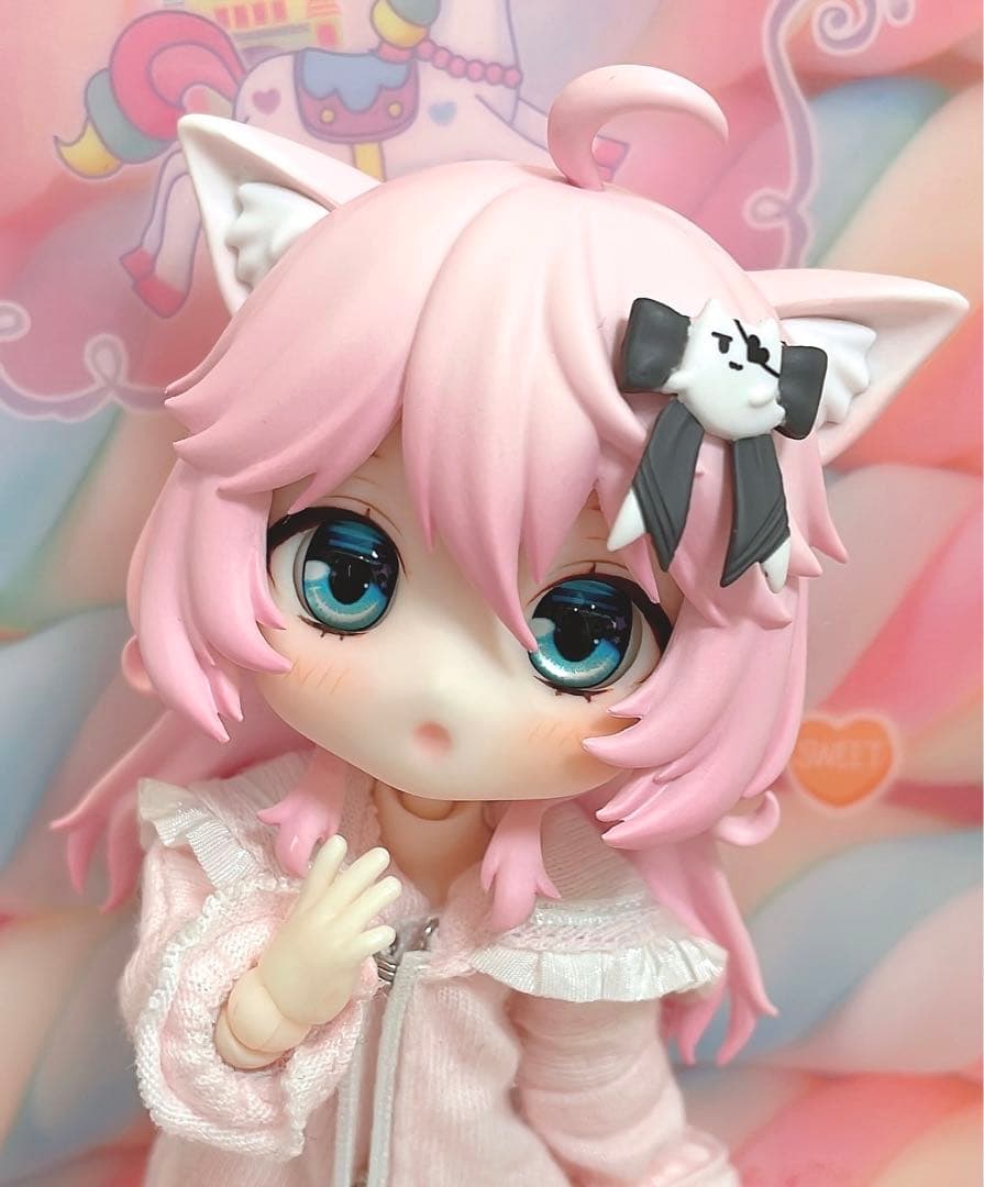ねんどろいどどーる かすたむフェイスパーツ00 cream開口カスタム アイ