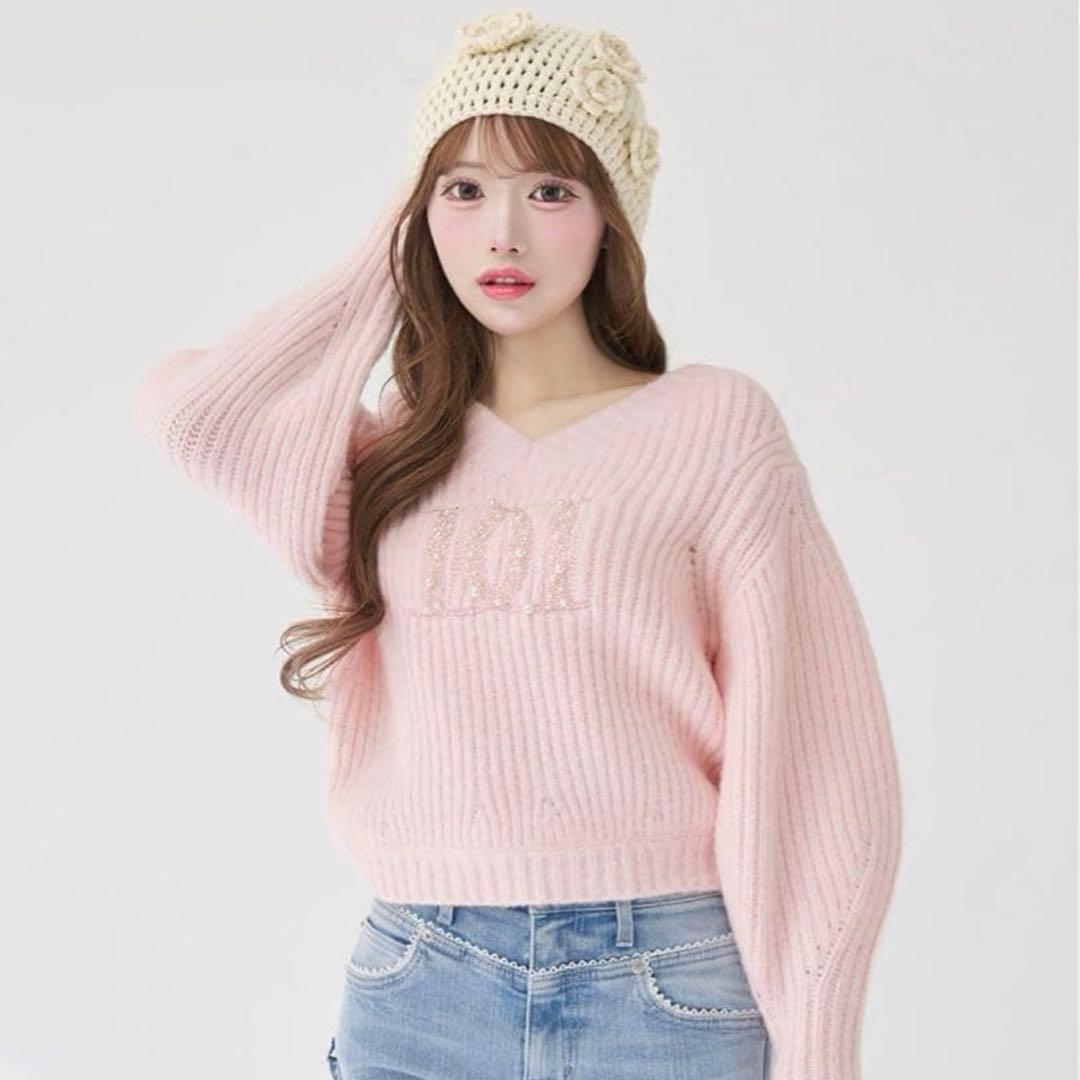 Darich ダーリッチ DDロゴボリュームニット