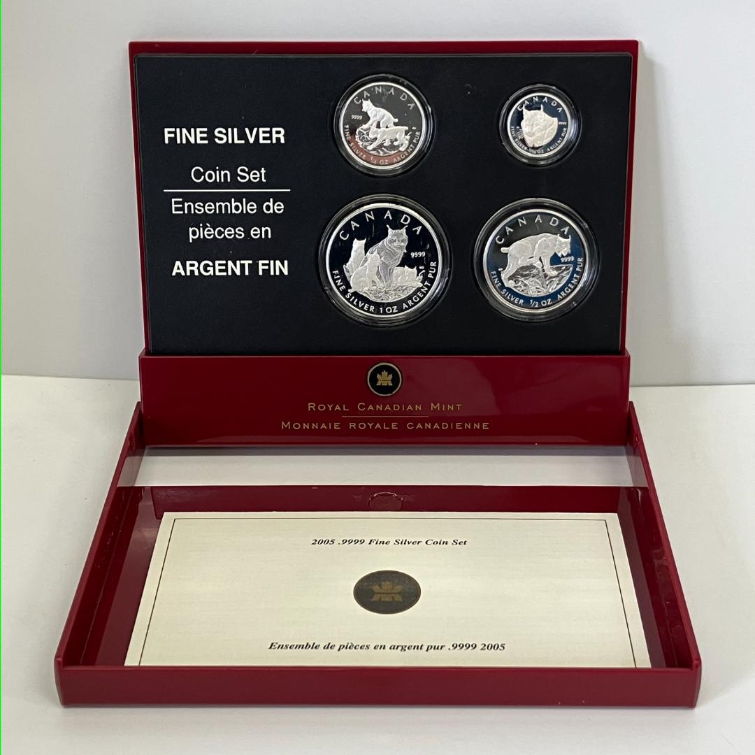 カナダ王立造幣局発行 Lynx ファインシルバー4枚セット 2008年