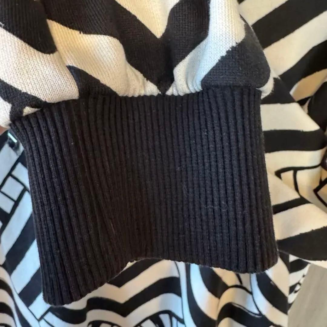 DOLCE & GABBANA 幾何学グラフィック パーカー フーディー M