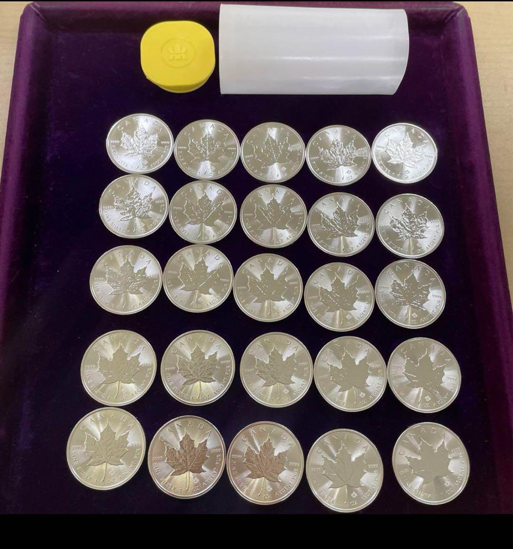 カナダメープルリーフ銀貨