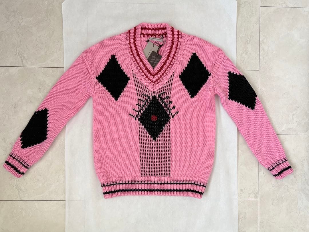 エルマンノシェルビーノ　ピンクニット　38