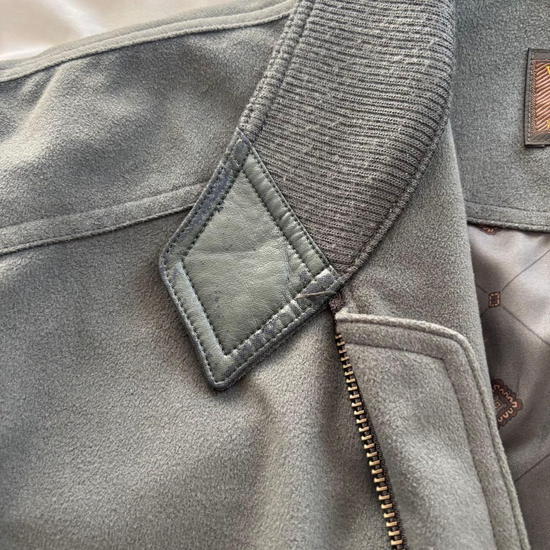 90's vintageスエード調ブルゾン 短丈 アメカジ シティーボーイ - メルカリ