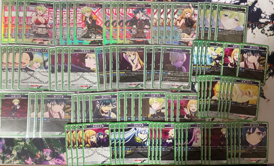 ユニオンアリーナ 魔都精兵のスレイブ 緑 六番組デッキ+パーツセット