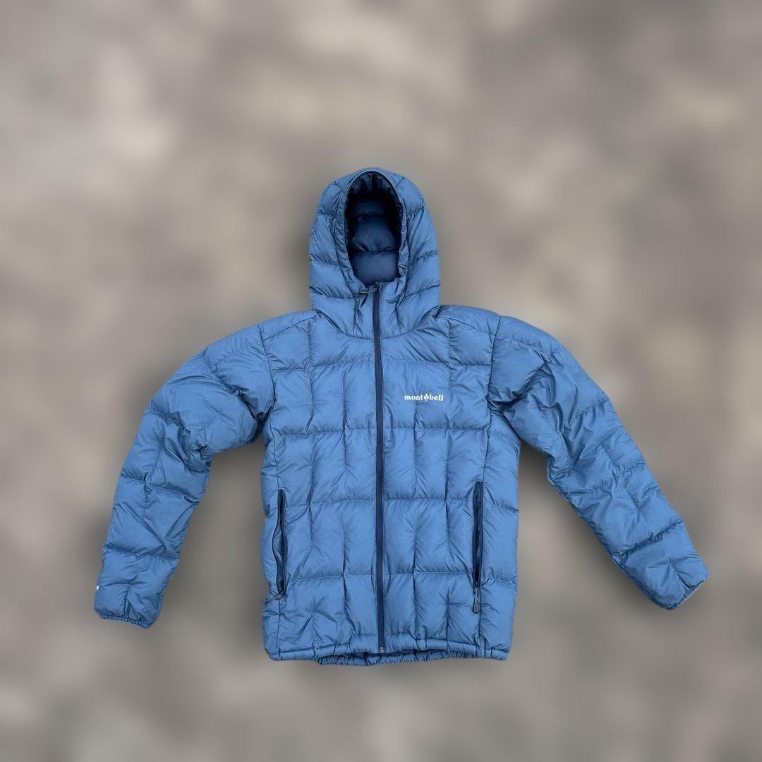 mont-bell モンベル ネージュダウンパーカー メンズL ブルー 水色