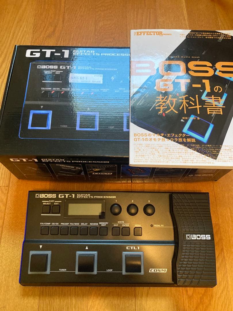 【美品】BOSS GT-1 マルチエフェクター 教科書セット