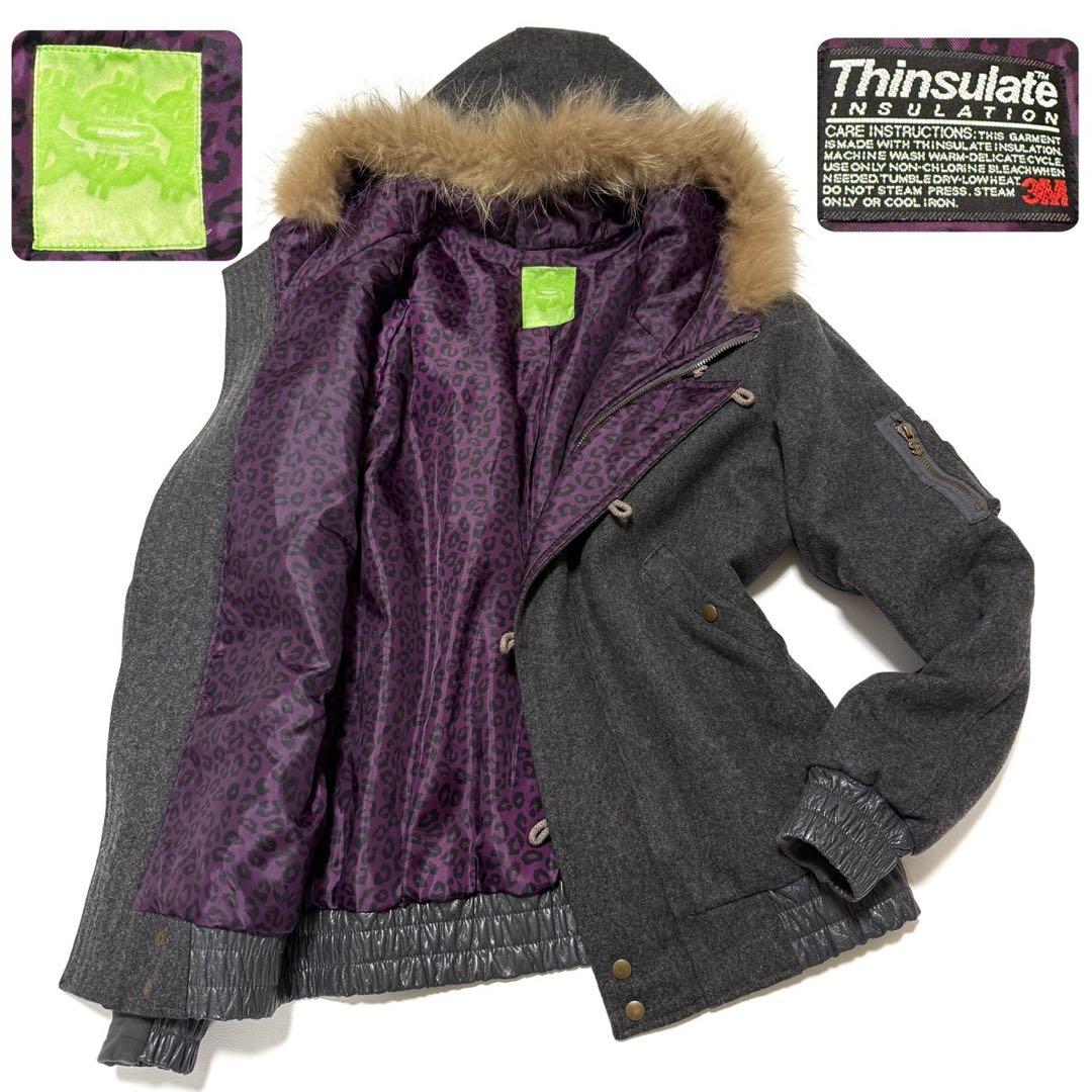 【美品】 Swagger スワッガー Thinsulate 中綿ジャケット 中古・古着通販】SWAGGER (スワッガー) ジャケット ブラック サイズ:L