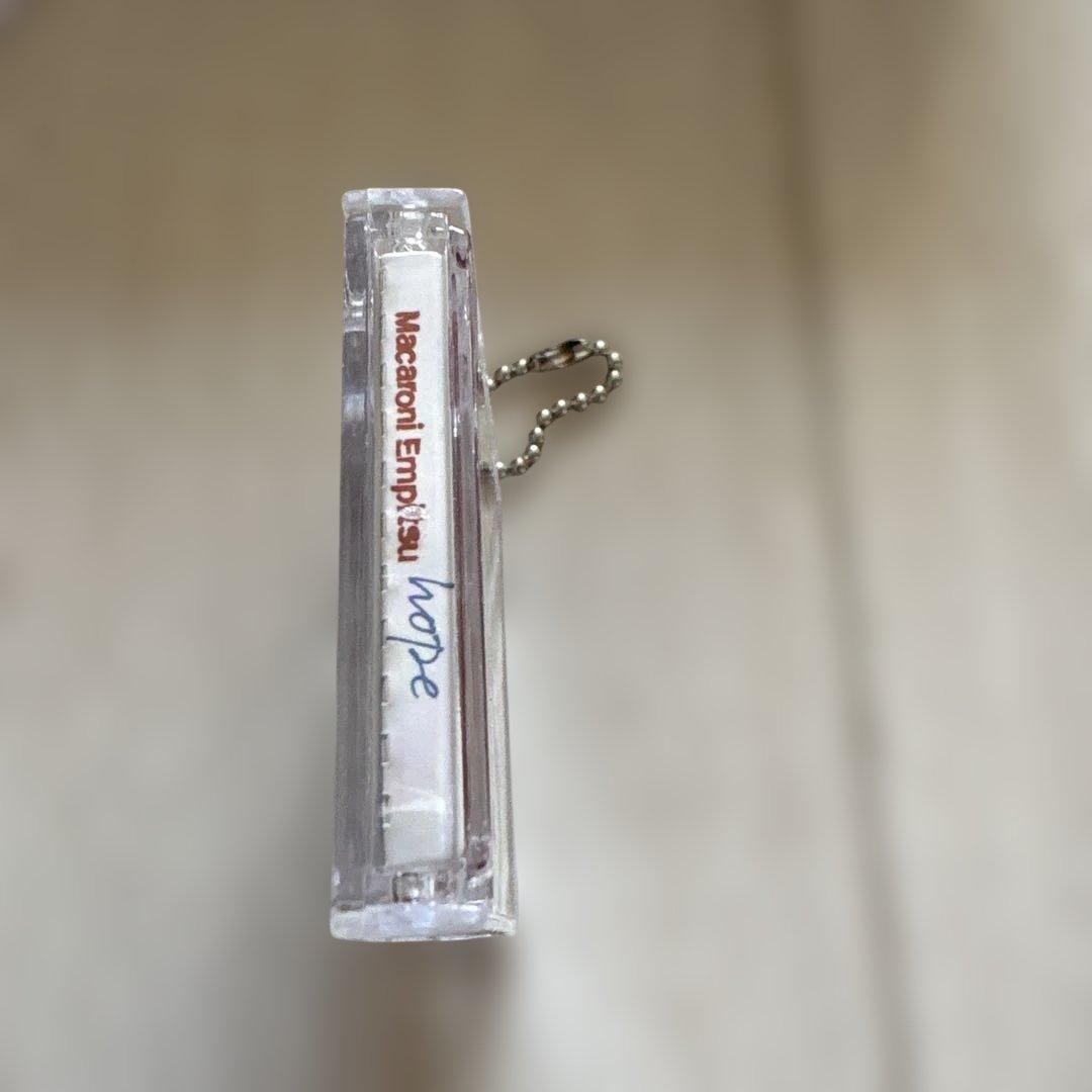 マカロニえんぴつ CD風 ミニチュア キーホルダー hope - メルカリ