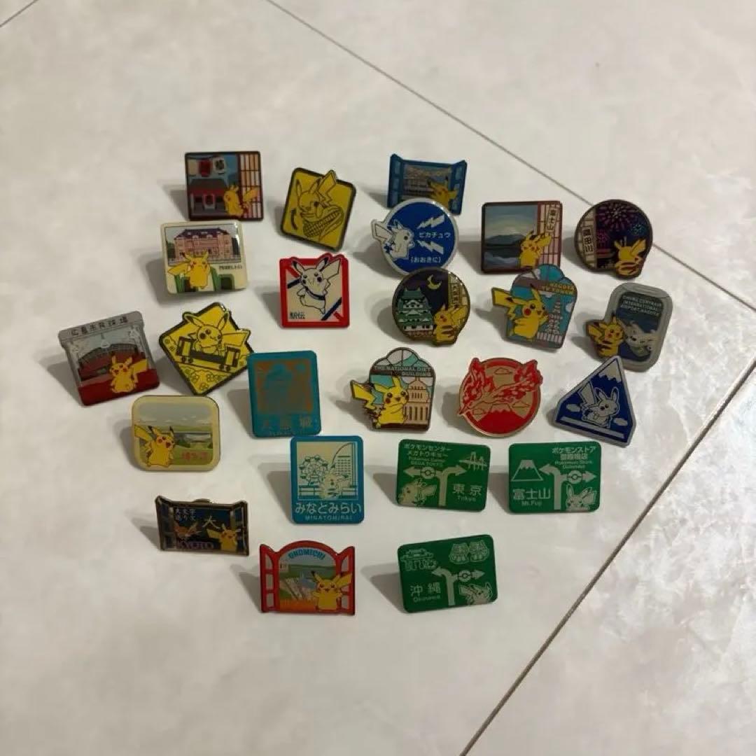 ポケモン ご当地 ピンズコレクション 25個 - メルカリ