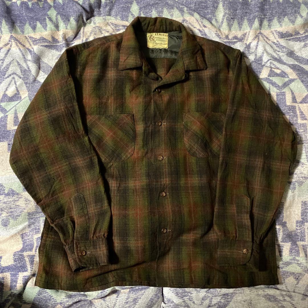 ハ*ー様 ビンテージ60s BEMIDJI WOOLEN MILLS チェックウ