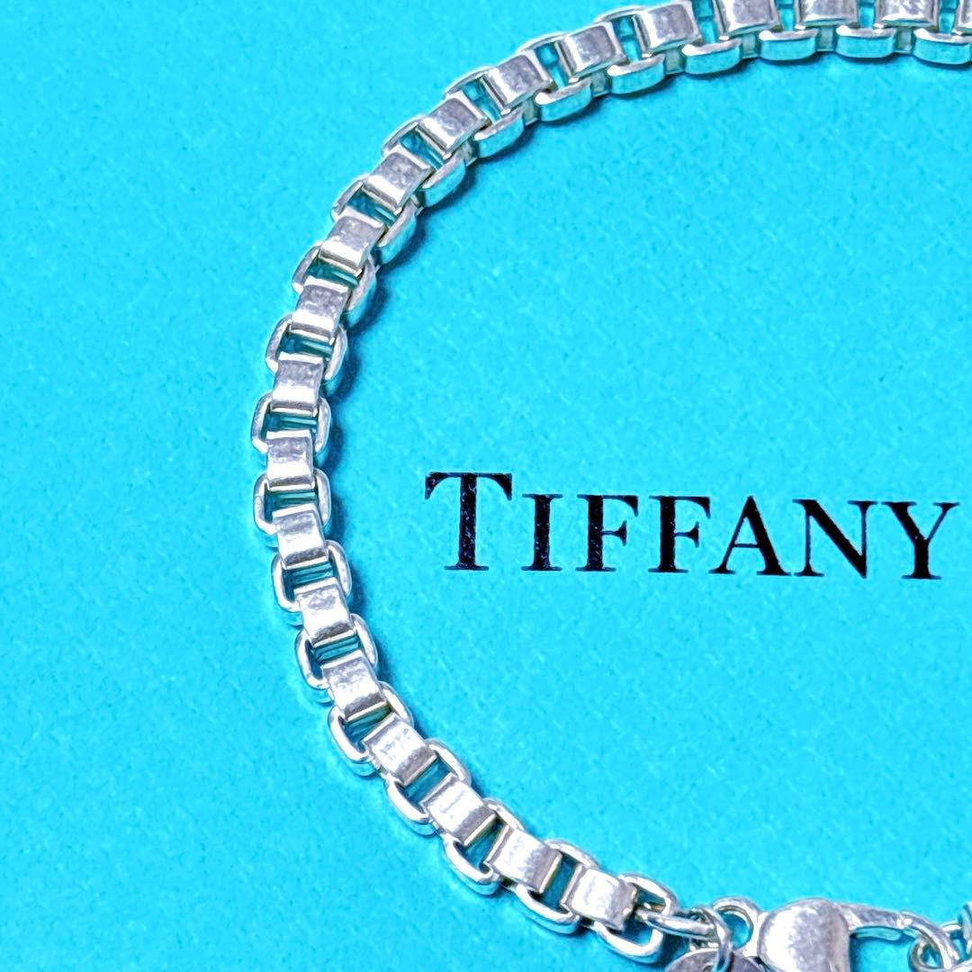 【美品】18.5cm ティファニー ベネチアン ブレスレット シルバー925