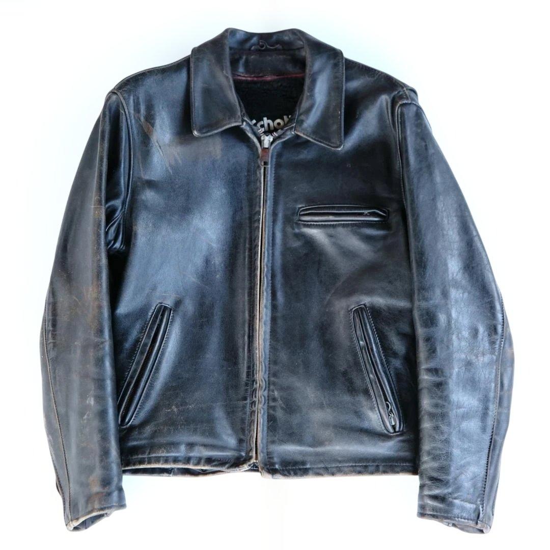 Schott（ショット） 642 シングルライダースジャケット メンズ 38 Schott ショット 642 シングルライダース レザー 米国製 黒 - メルカリ