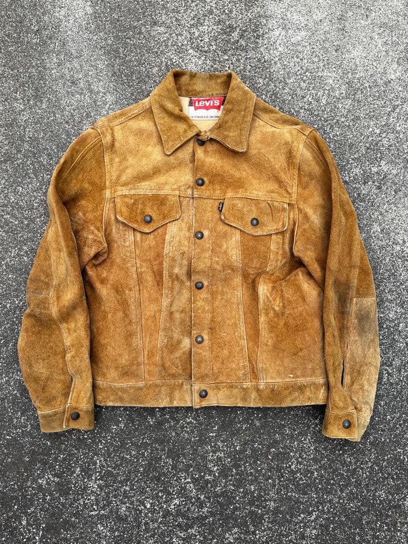 60s 70s リーバイス ビッグE スエードレザージャケット