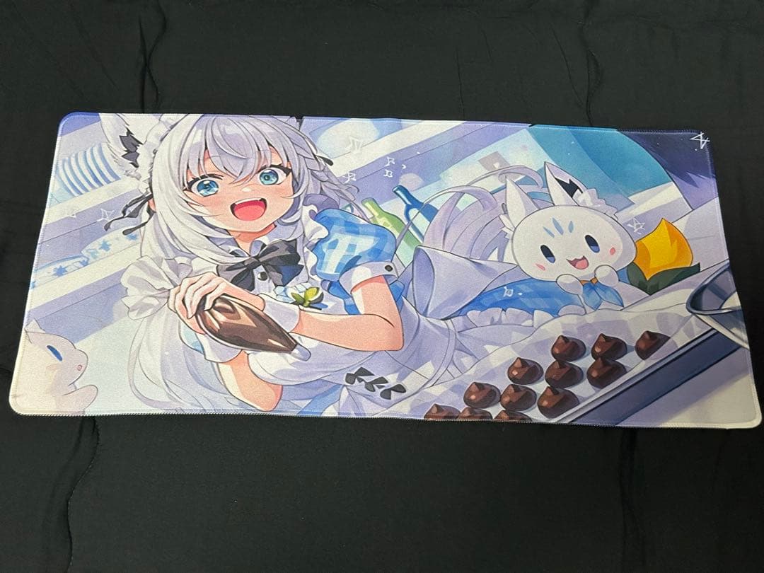 白上フブキ ラバーマット プレイマット デスクマット - メルカリ