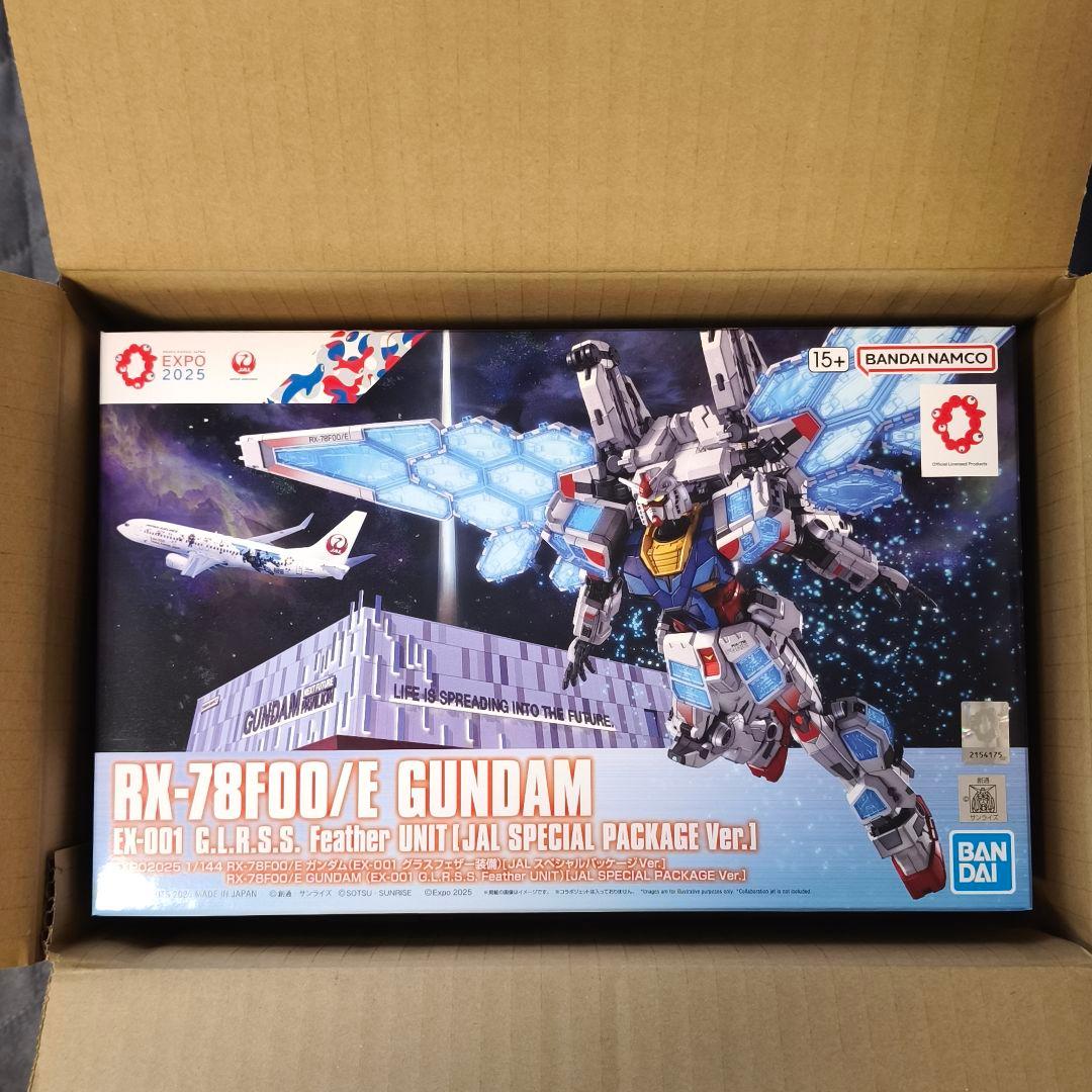 大阪・関西万博 RX-78F00/Eガンダム JALスペシャルパッケージVer. 大阪・関西万博 RX-78F00/Eガンダム JALスペシャルパッケージVer
