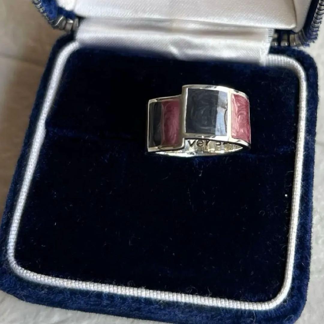 希少ヴィンテージ Farm Yard / Silver925 エナメルリング