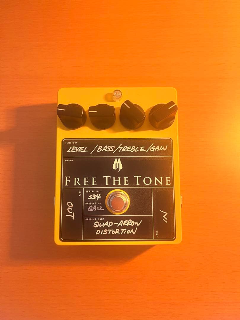 ギター Free the tone quad arrow distortion