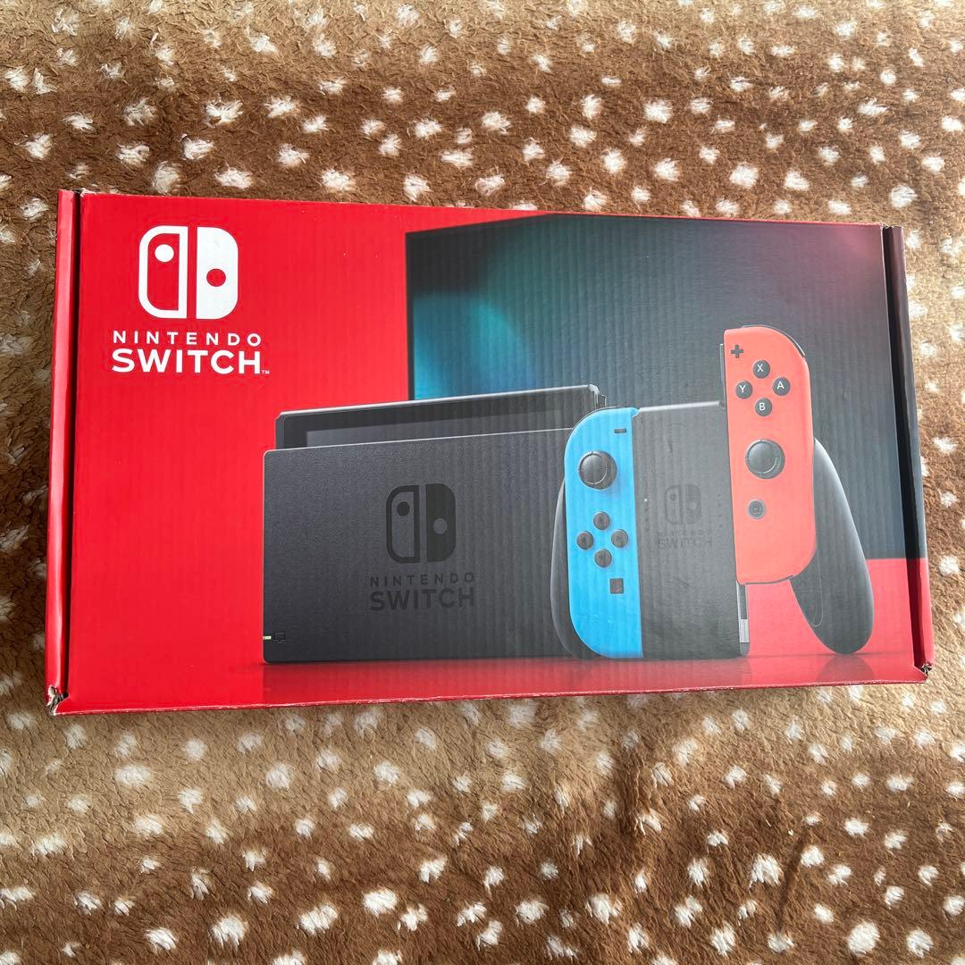 Nintendo Switch 新型ネオンブルー・ネオンレッド　バッテリー強化版