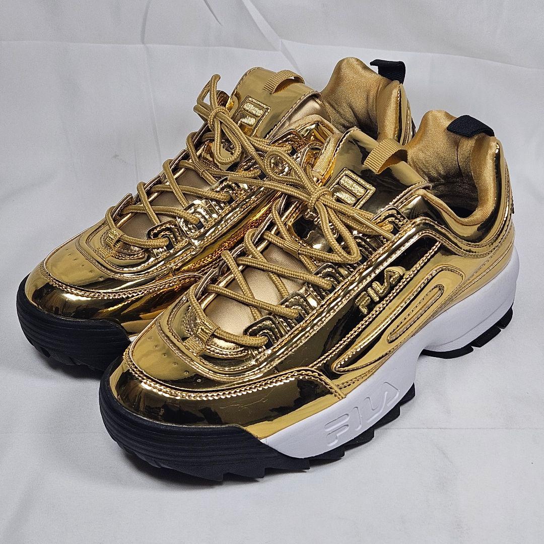 【新品】FILA ディスラプター 2 ゴールドラッシュ スニーカー
