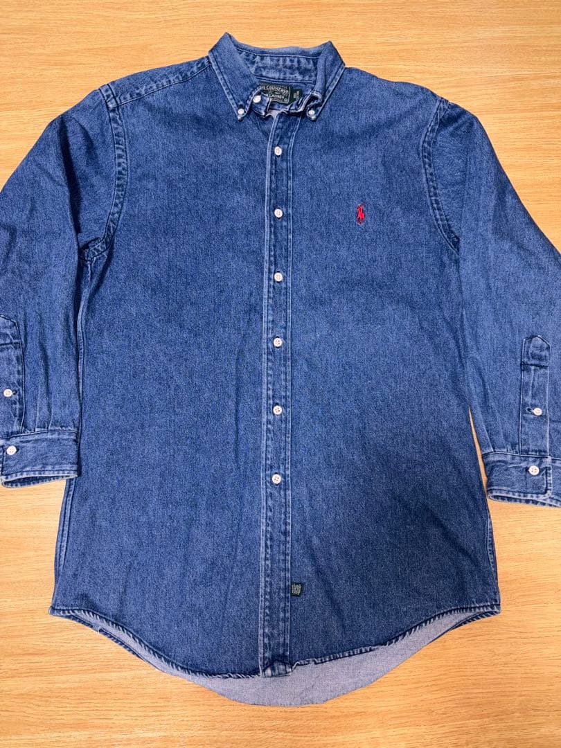 POLO COUNTRY デニムシャツ　ポニー刺繍　M