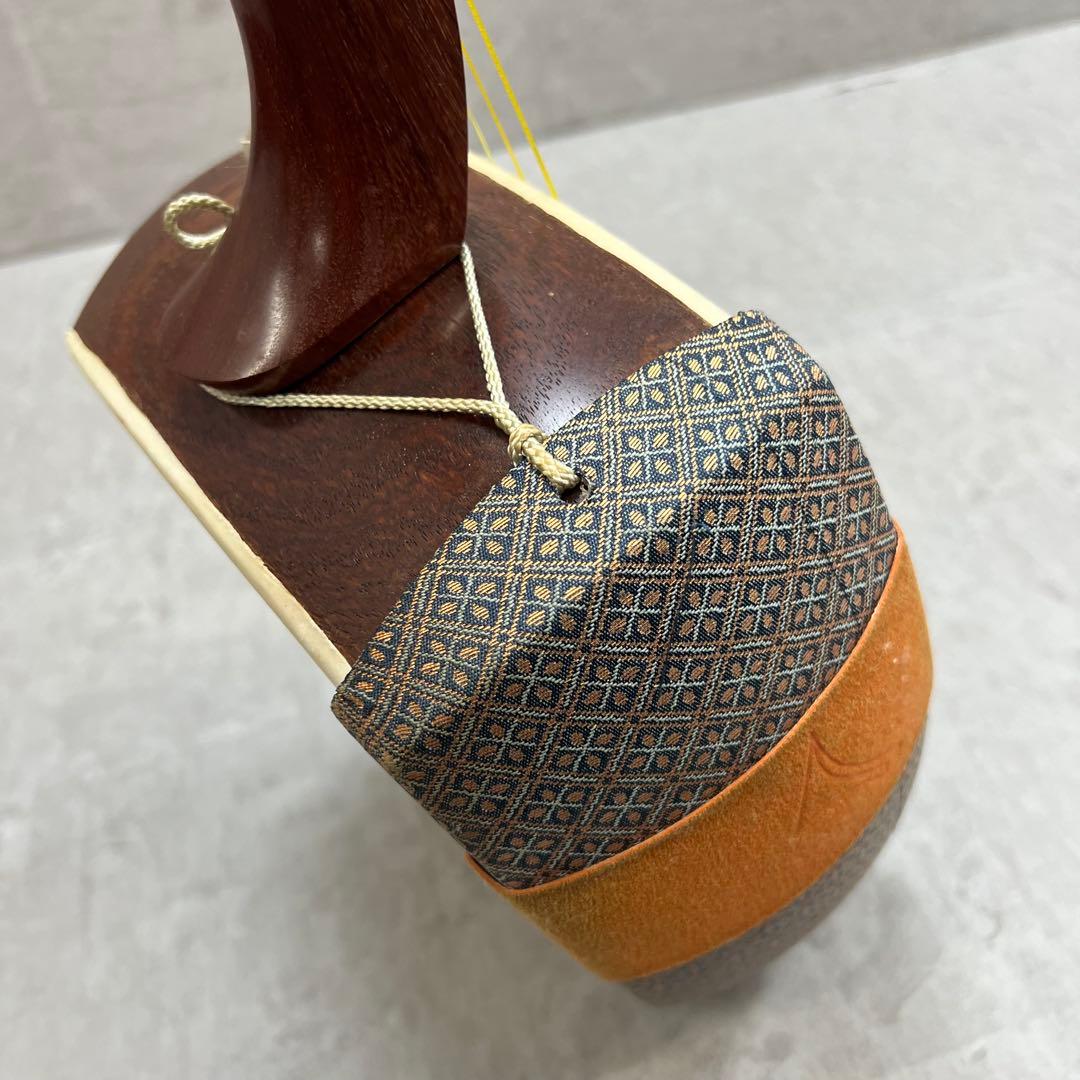 初心者おすすめ 細棹長唄三味線 正寸 和紙胴 木撥 駒 レザーハード