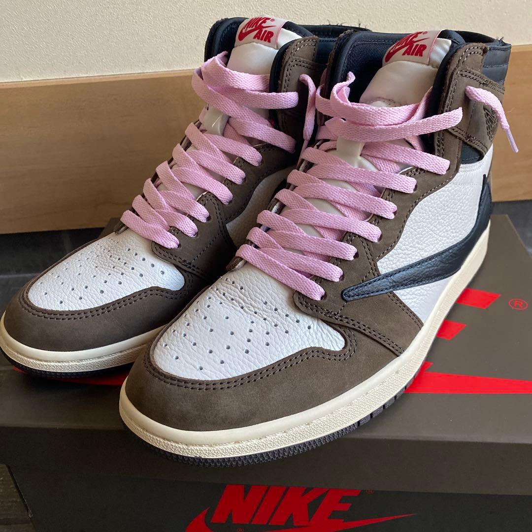 靴 NIKE Air Jordan 1 Travis Scott Кроссовки Travis Scott x Air Jordan 1 Low 'Mocha' - оригинал
