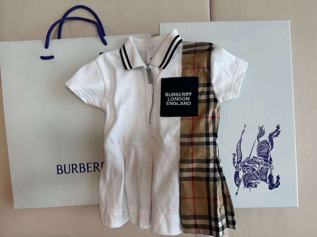 Burberry ベビードレス 6M 68cm 未使用