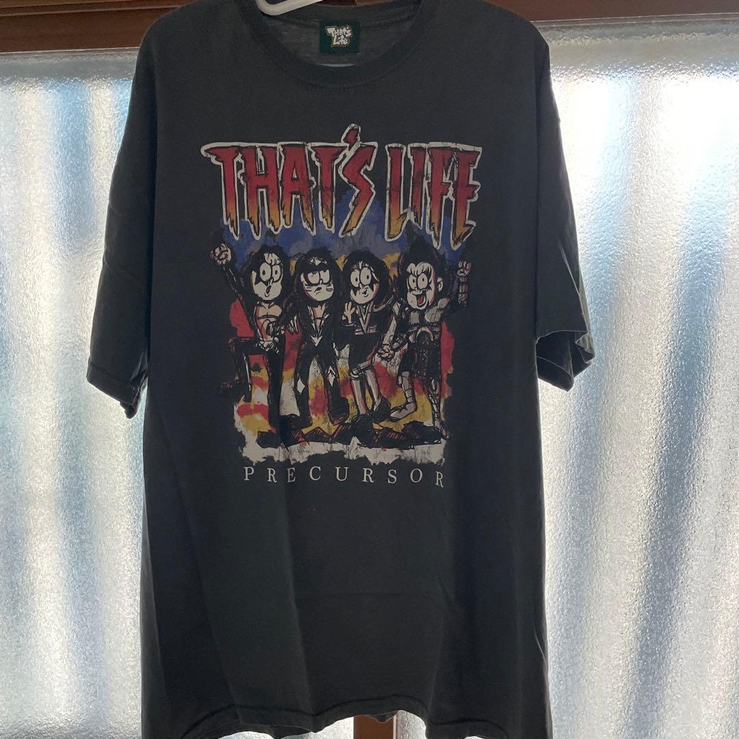 THAT'S LIFE バンドT バンティー 夏服 古着 黒T XL - メルカリ