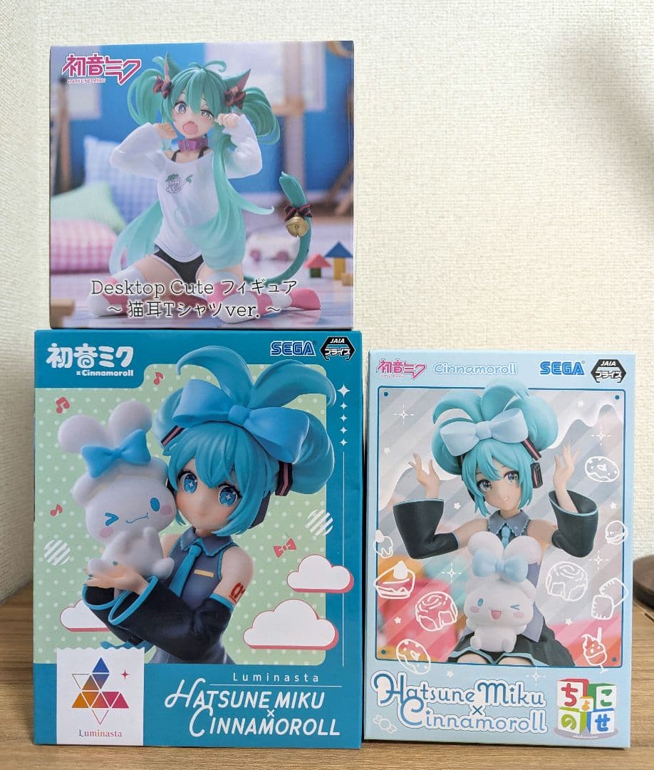 初音ミク　フィギュア　3点セット