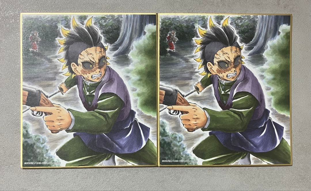 鬼滅の刃 全集中展 刀鍛冶の里編・柱稽古編 複製ミニ色紙 不死川玄弥