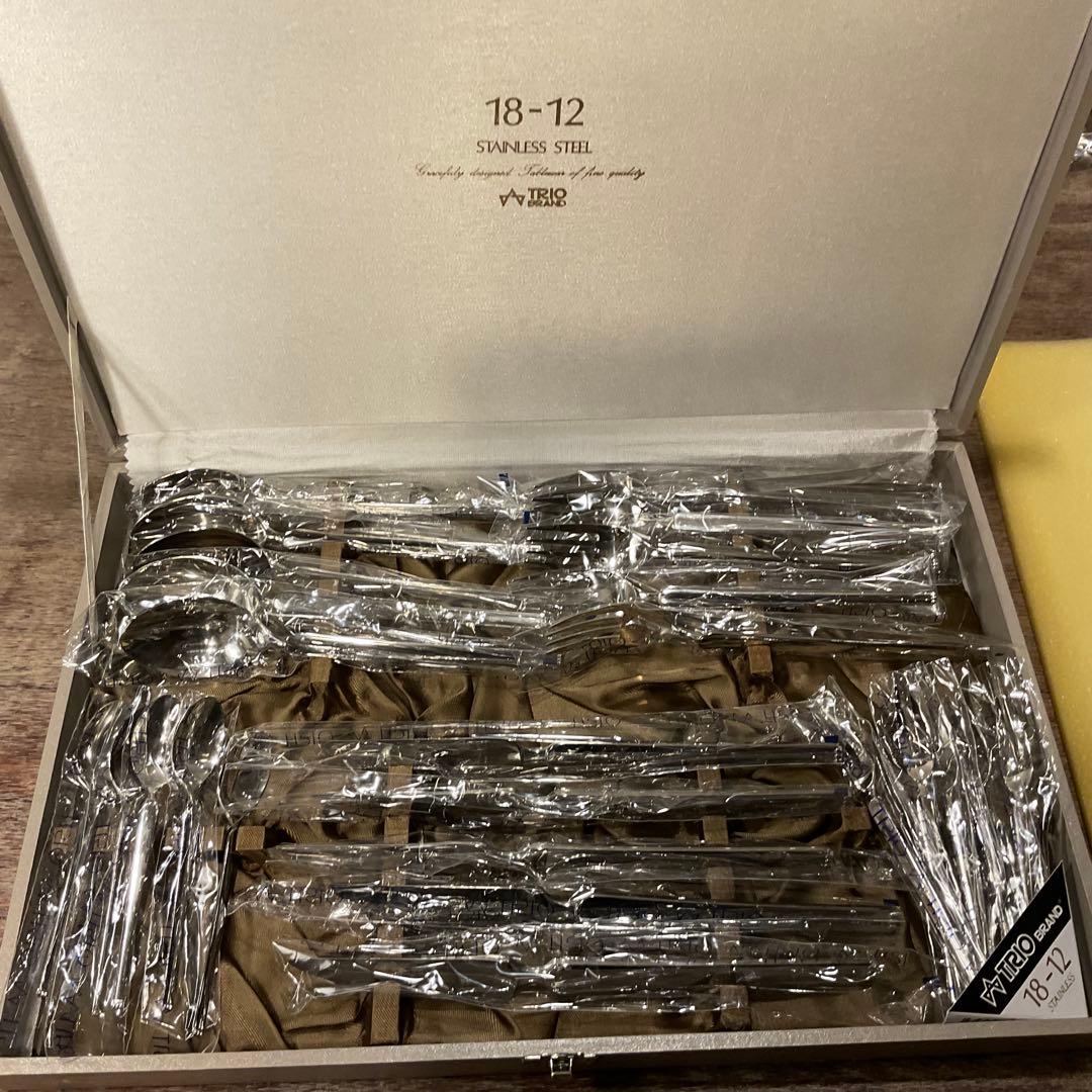 18-12 ステンレス！ 新品未使用 TRIO トリオ ソナタ カトラリーセット 大泉物産 トリオ TRIO カトラリーセット 18-12ステンレス ナイフ