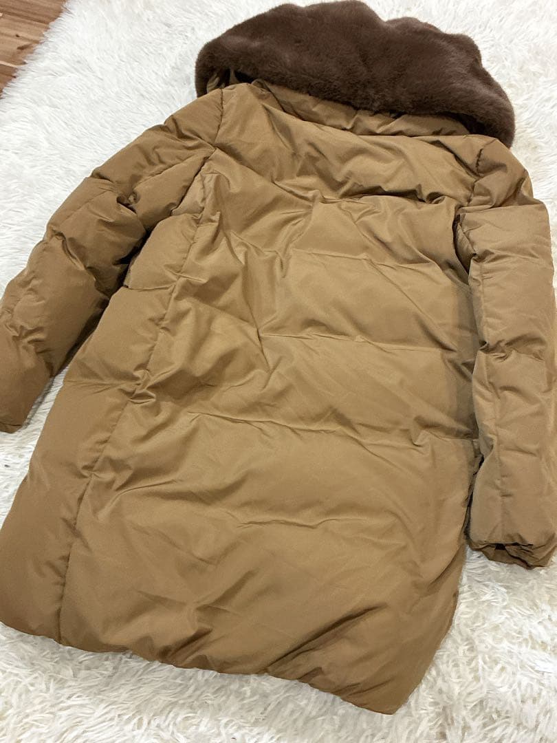 IND イネド《VERY掲載》エコファーフード2WAYダウン《Re:DOWN》