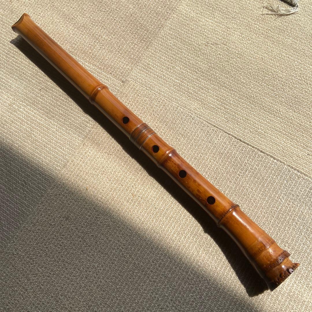 尺八 202 一尺八寸管　精華銘三印