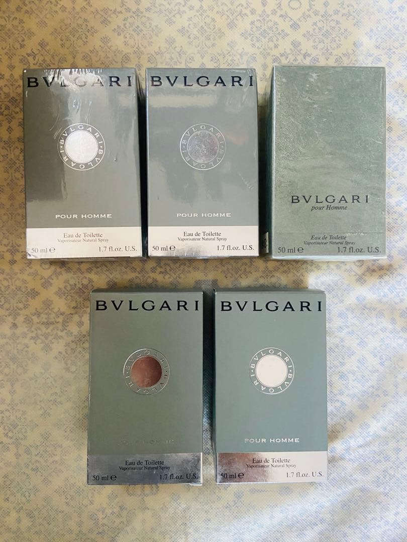 BVLGARI BVL POUR HOMME オードトワレ 50ml 5本セット