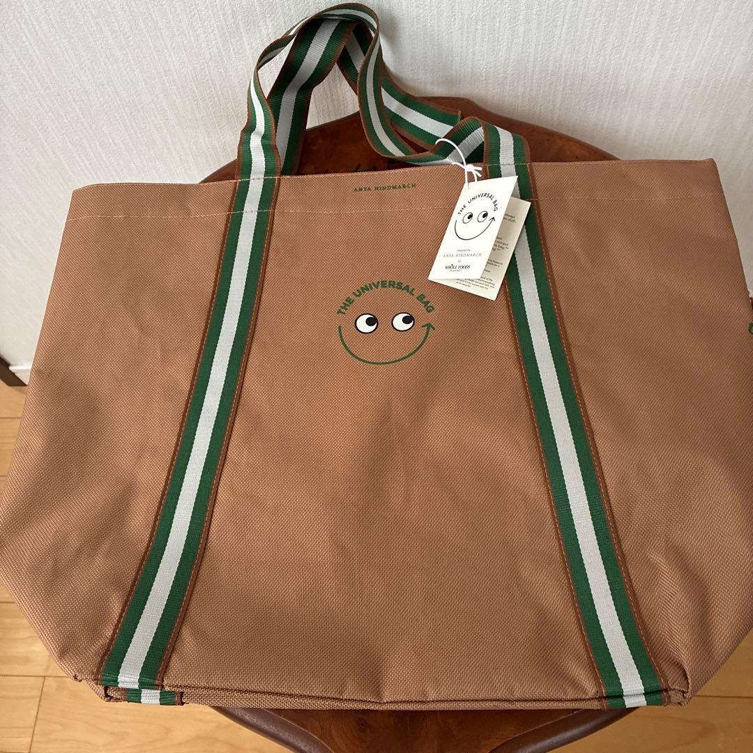 ✨ロンドン限定✨アニヤハインドマーチ&ホールフーズ コラボエコバッグ ANYAのエコバッグ、 遅ればせながらやっとデビュー🤍🤣 先日、King's