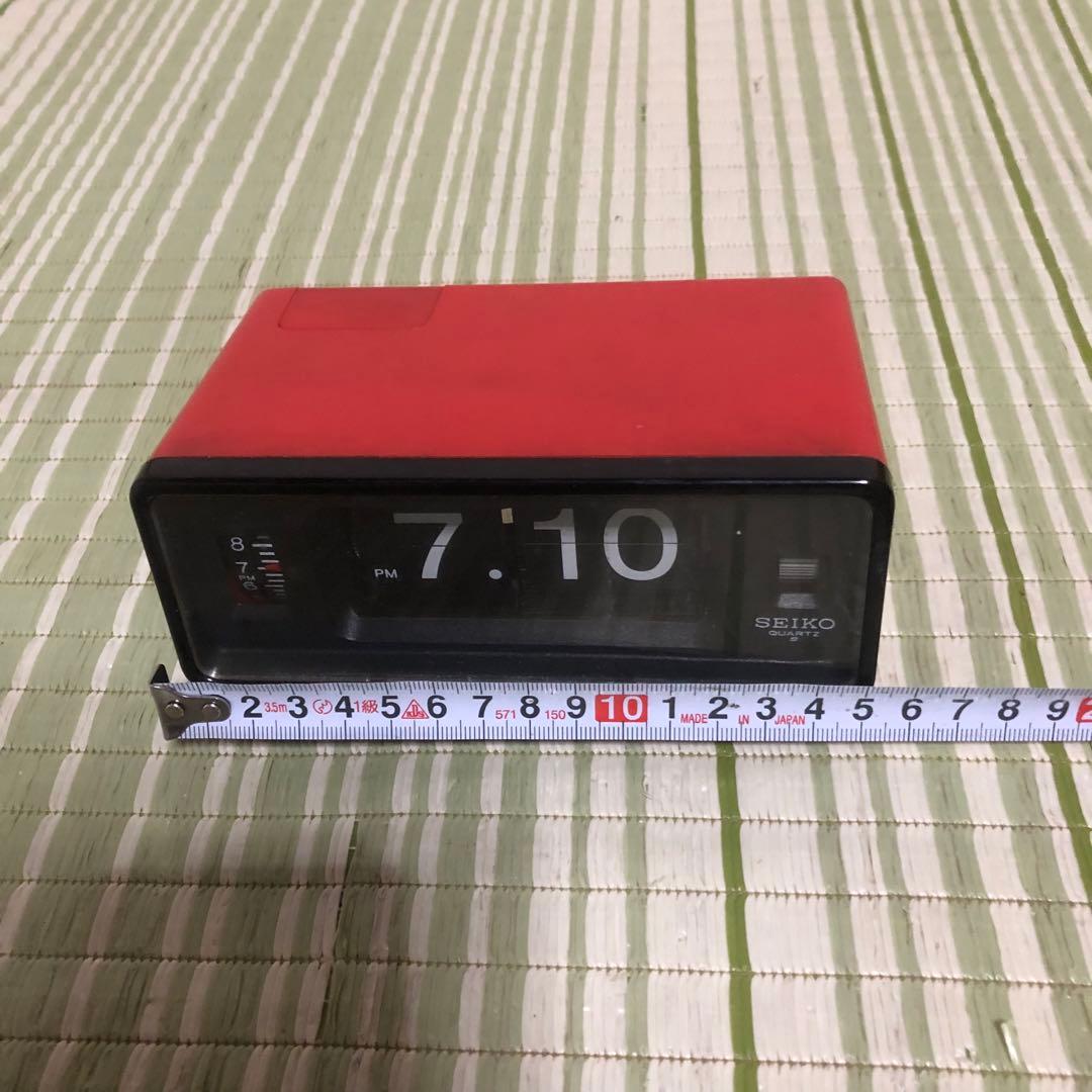 SEIKO セイコー QN450R パタパタ 時計 置時計 昭和 レトロ 置物 - メルカリ