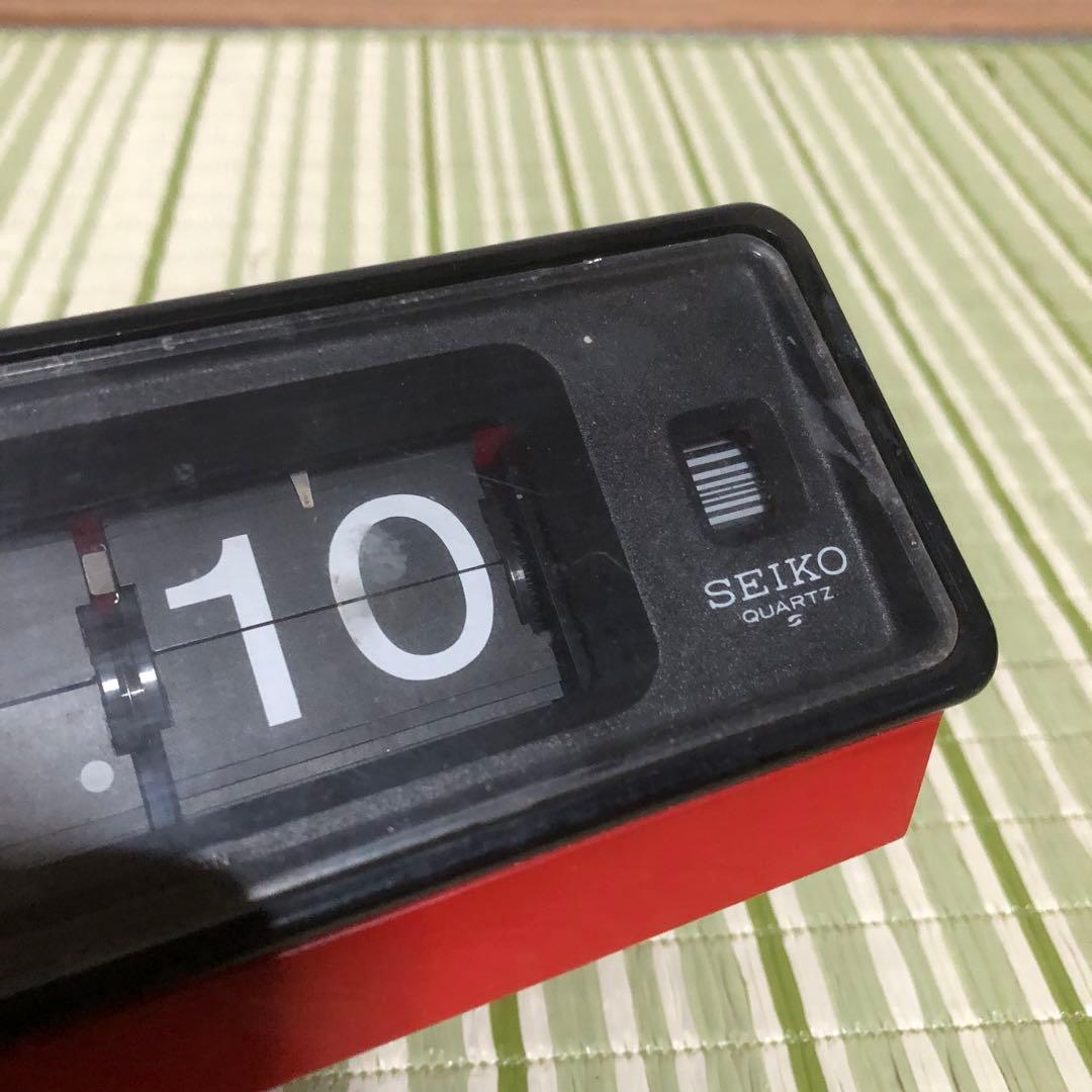 SEIKO セイコー QN450R パタパタ 時計 置時計 昭和 レトロ 置物 - メルカリ
