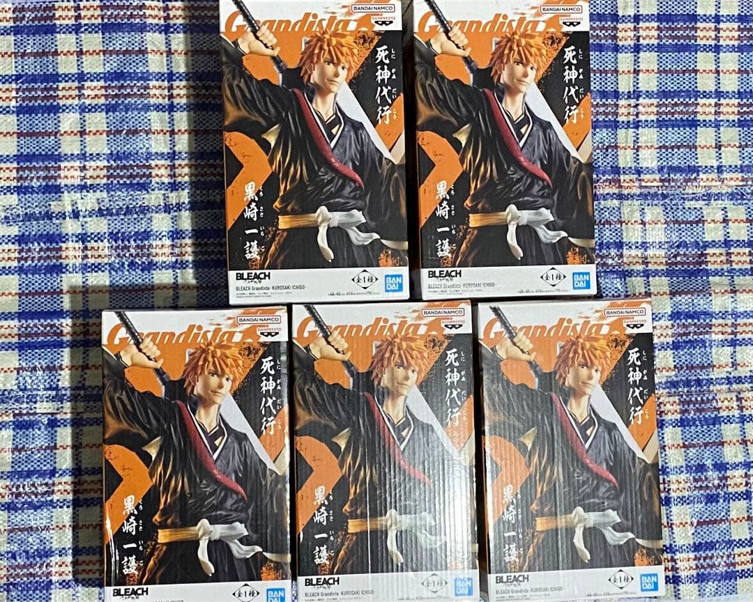 BLEACH Grandista 黒崎一護 フィギュア　5点セット