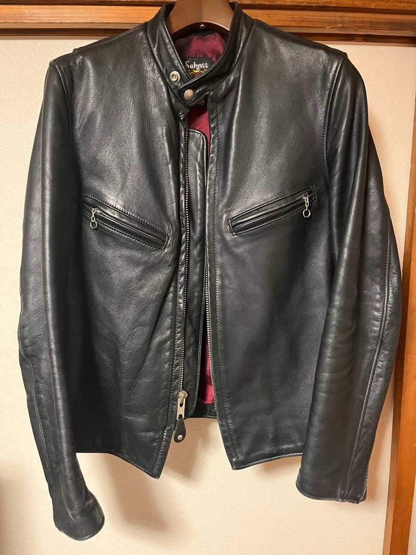 Schott 641xx シングルライダース ブラック 34 楽天市場】Schott ショット シングル ライダースジャケット 641