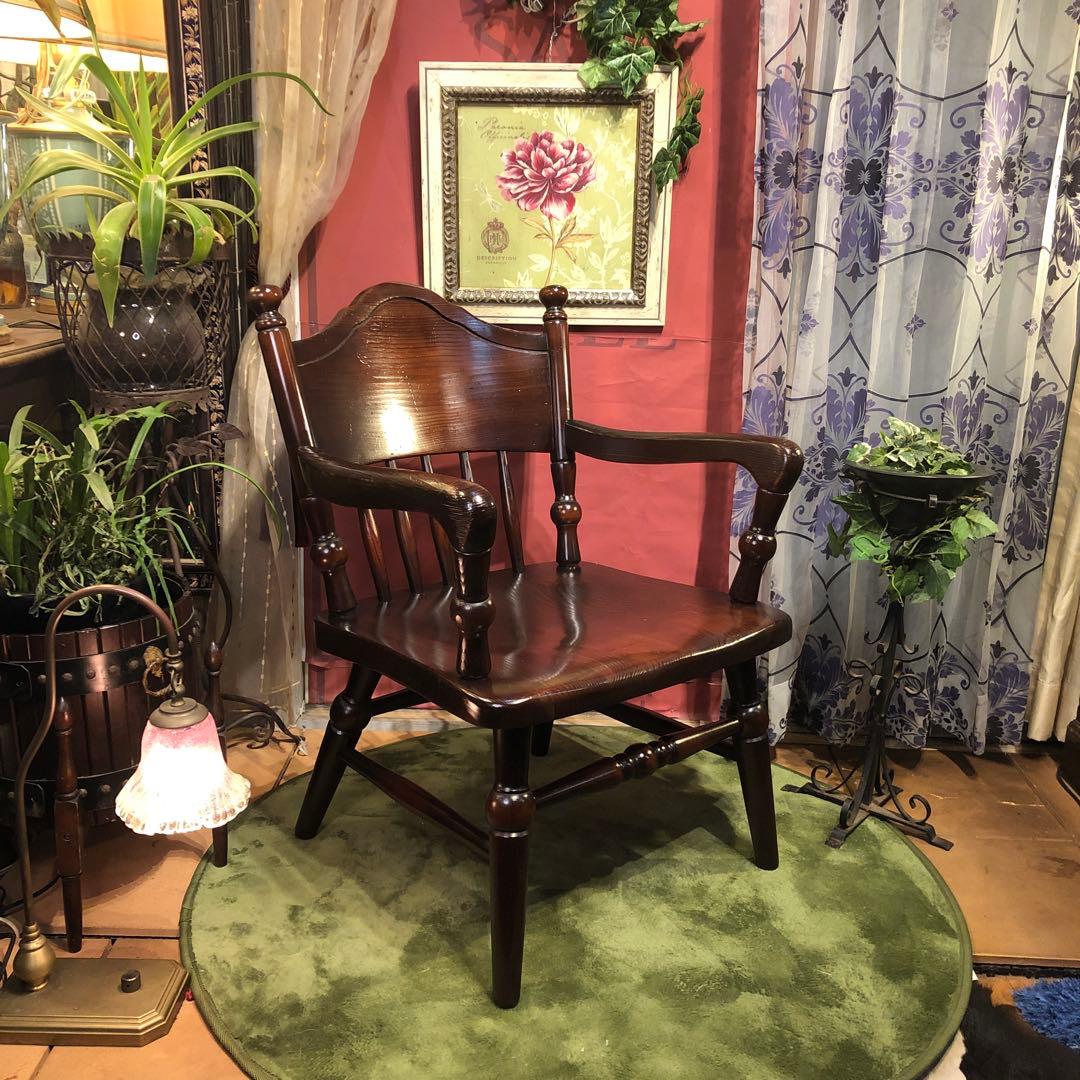 L１　ヴィンテージ 飛騨産業 FRONTIER アームチェア