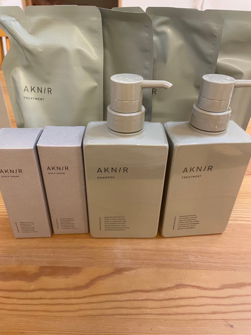 AKNIR シャンプー・トリートメント・スカルプセラムセット