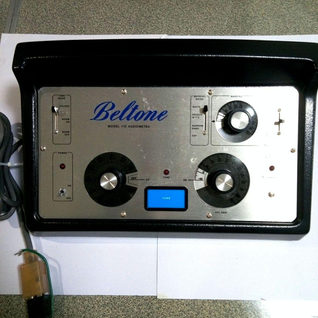聴力検査器 動作品ベルトーンModel 110 オージオメーター(ケース付き)