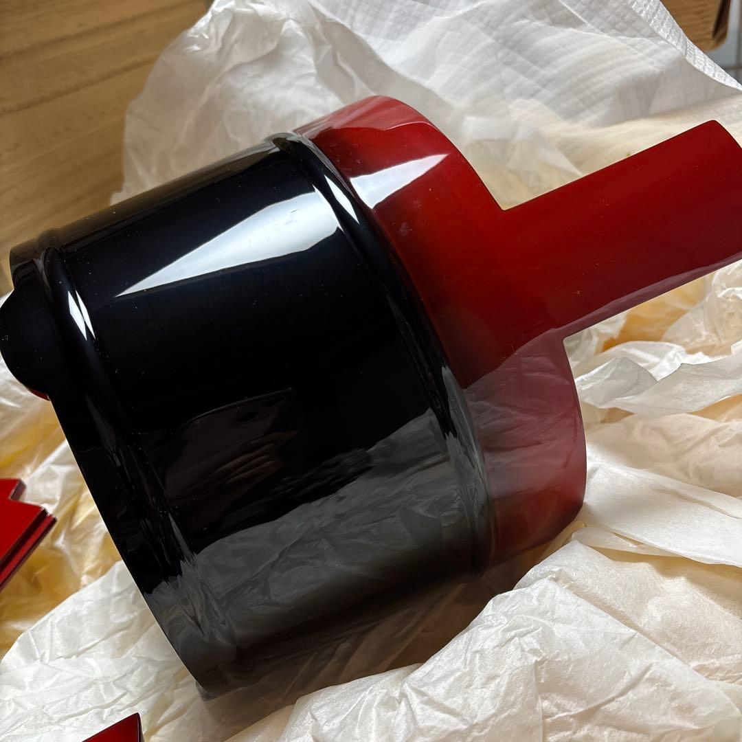 輪島塗り漆器 手桶水指 塗師幸悦